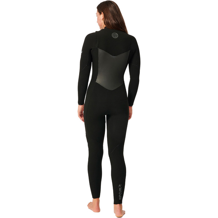 2024 Rip Curl Womens Flashbomb 5/3mm Chest Zip Wetsuit 14DWFS - Black